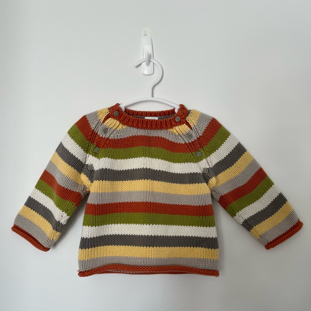 2003 Y2K Gymboree striped sweater 100% cotton 12-18 months